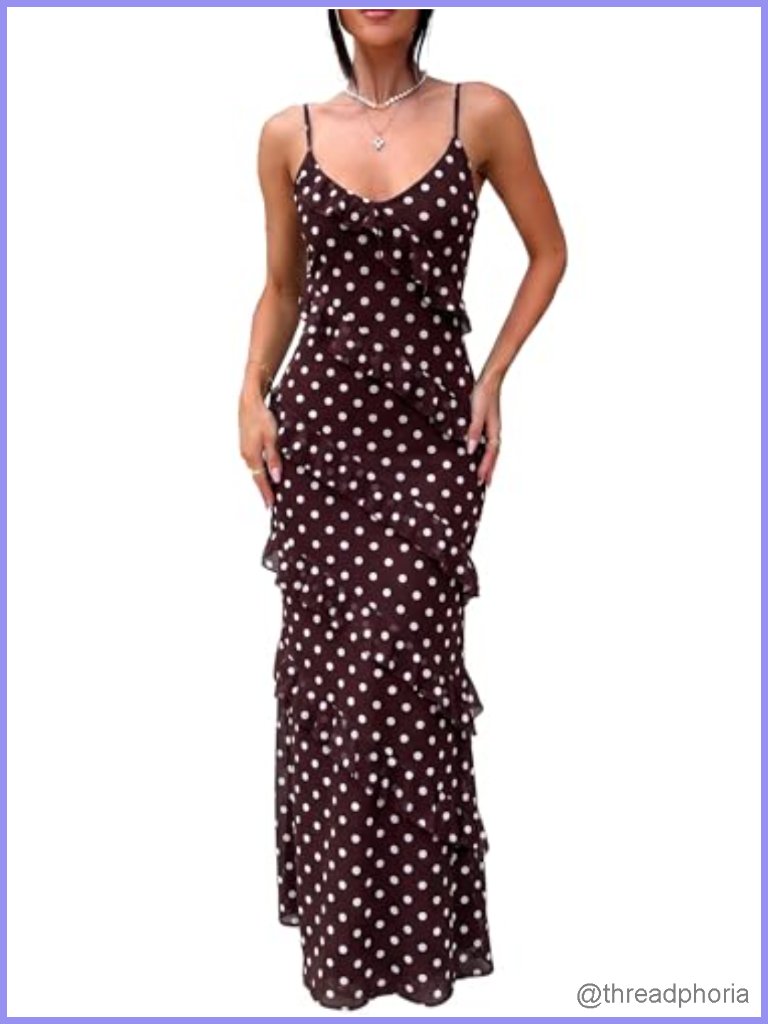 Women's V Neck Mesh Bodycon Maxi Dress